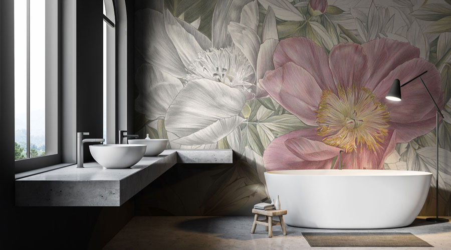 Tecnografica Tapeten für Badezimmer