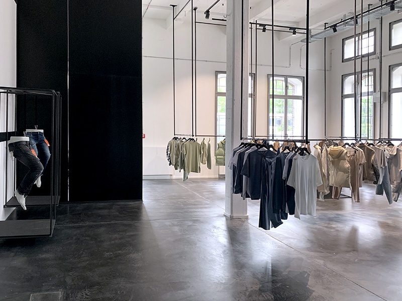 Anstrich im Tigha Showroom